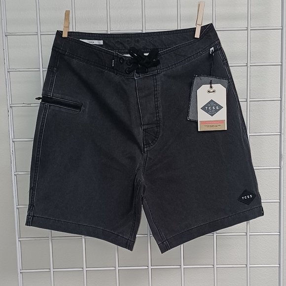 Critical Slide Society Men's Beach Shorts-Standard Team Trunk-Phantom - Picture 1 of 4